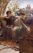 Unwelcome Confidence Sir Lawrence Alma-Tadema,OM.RA,RWS